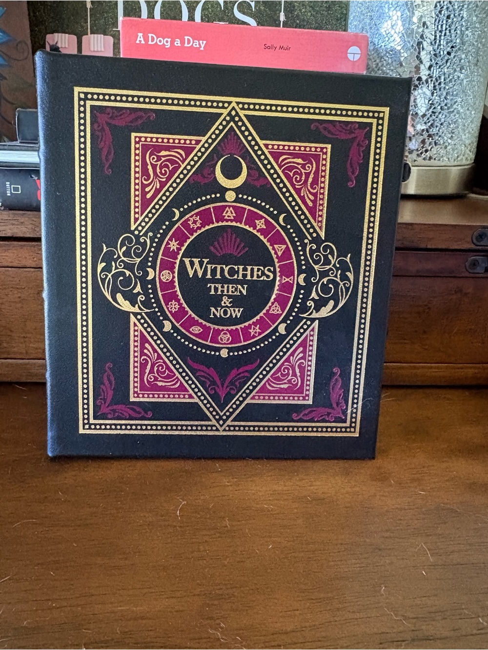 Witches Then & Now Decorative Coffee Table Book - Black, Purple & Gold